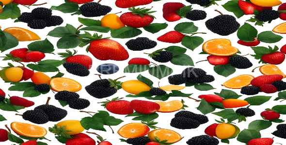 Fruits set ai